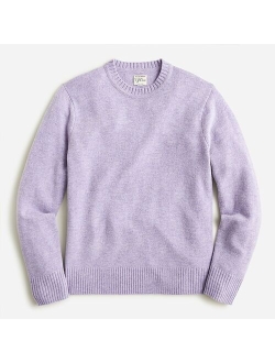 Rugged merino wool crewneck sweater