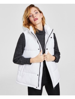 BCBGENERATION Women's Stretch Hooded Vest, Created for Macy's