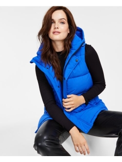 BCBGENERATION Women's Stretch Hooded Vest, Created for Macy's