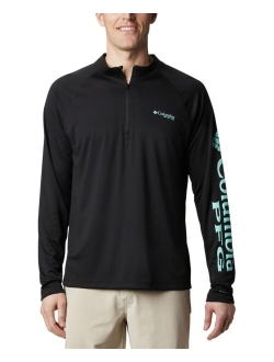 Men's Terminal Tackle Half Zip T-Shirt