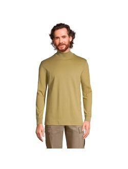 Big & Tall Lands' End Super Soft Supima Mock Turtleneck