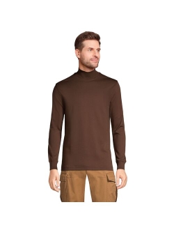 Big & Tall Lands' End Super Soft Supima Mock Turtleneck