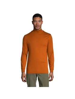 Big & Tall Lands' End Super Soft Supima Mock Turtleneck