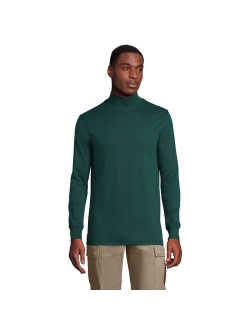 Big & Tall Lands' End Super Soft Supima Mock Turtleneck