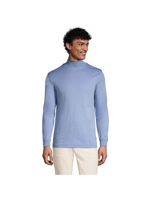 Big & Tall Lands' End Super Soft Supima Mock Turtleneck