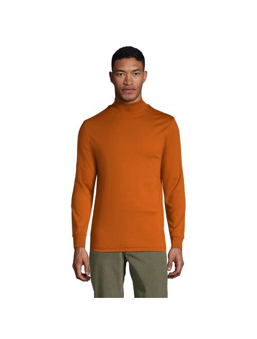 Big & Tall Lands' End Super Soft Supima Mock Turtleneck