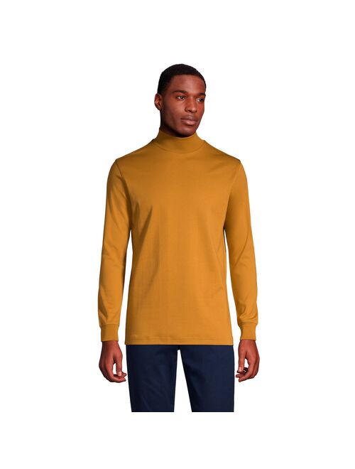 Big & Tall Lands' End Super Soft Supima Mock Turtleneck