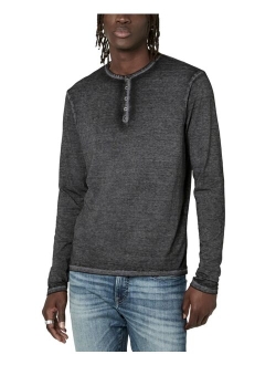 Men's Faded Kaduk Henley Long Sleeve T-Shirt