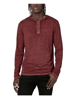 Men's Faded Kaduk Henley Long Sleeve T-Shirt