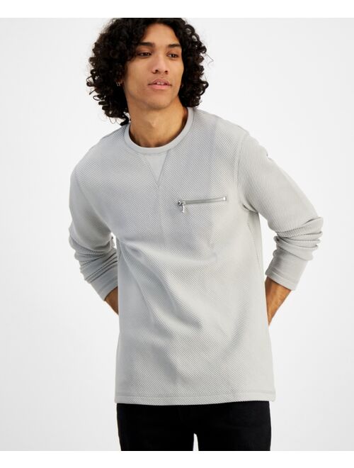 INC International Concepts Men's Ottoman Ribbed T-Shirt, Created for Macy's