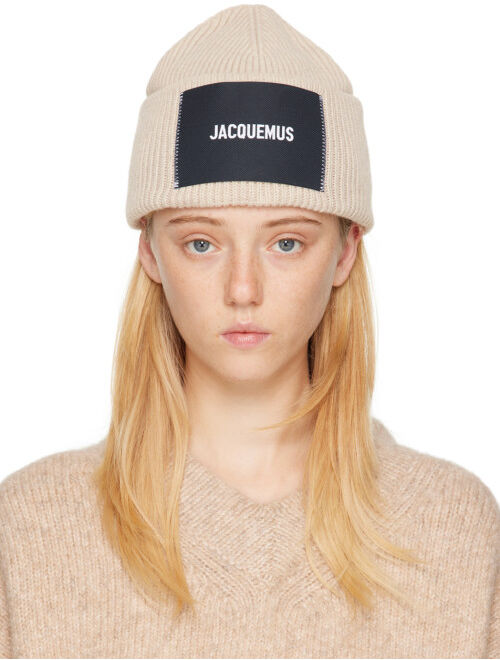 Jacquemus Beige Le Papier 'Le Bonnet' Beanie