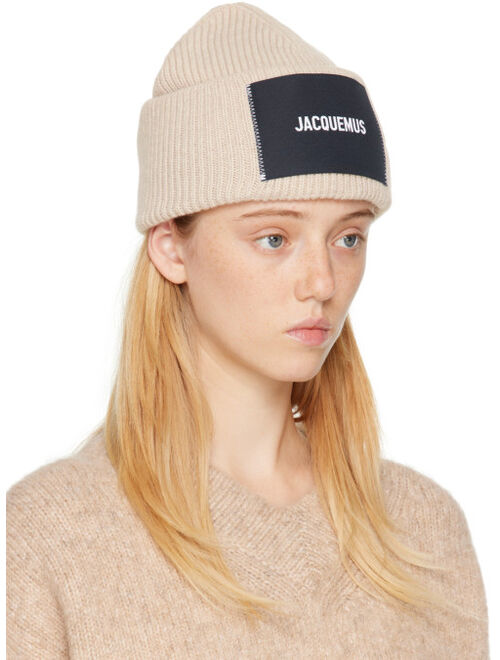 Jacquemus Beige Le Papier 'Le Bonnet' Beanie