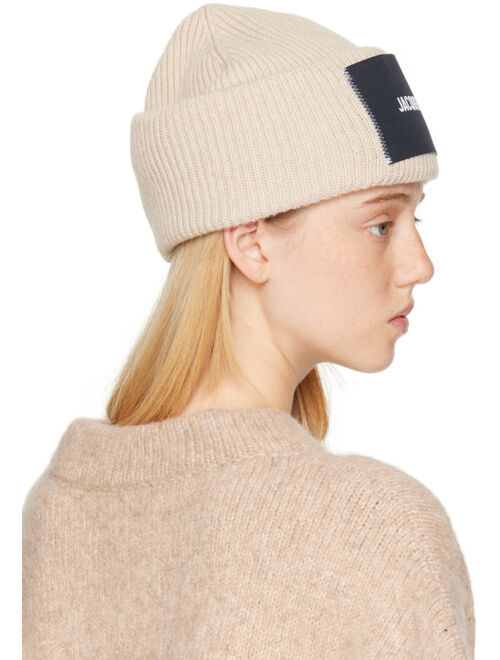 Jacquemus Beige Le Papier 'Le Bonnet' Beanie