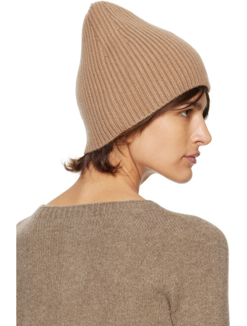 Max Mara Tan Knit Beanie