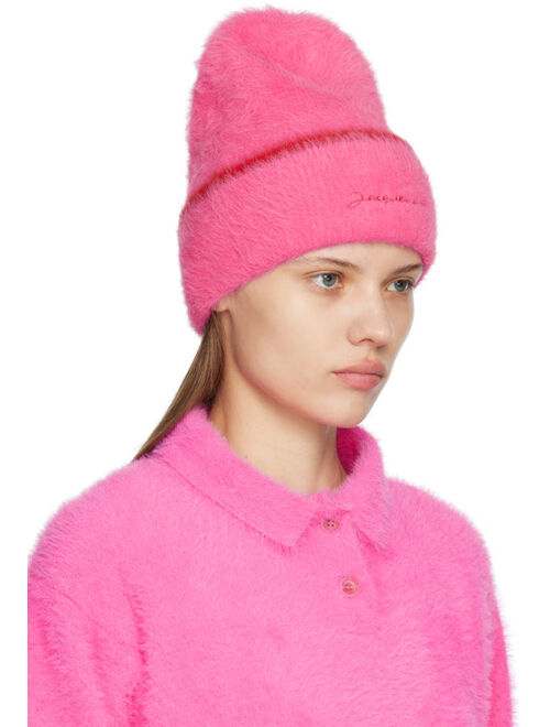 Jacquemus Pink 'Le Bonnet Neve' Beanie