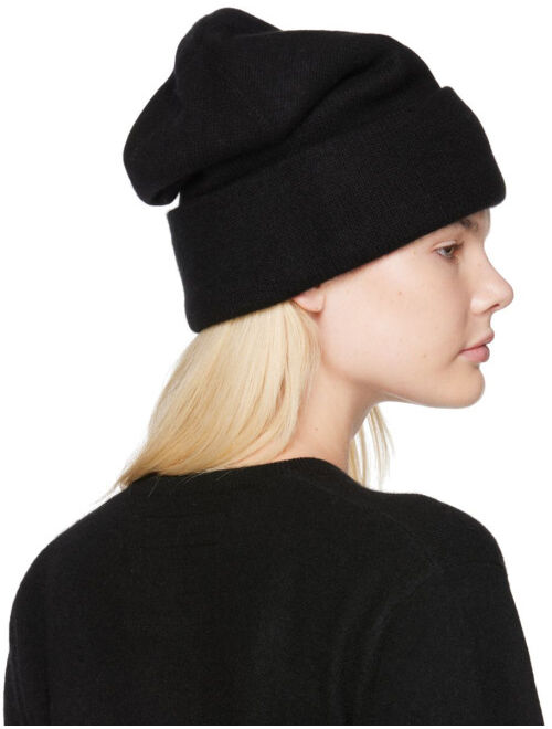 Frenckenberger Black Cashmere Beanie