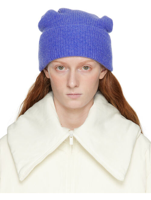 Lisa Yang SSENSE Exclusive Blue Stockholm Beanie