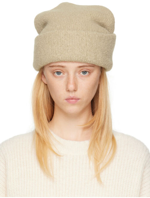 Lauren Manoogian Beige Carpenter Beanie