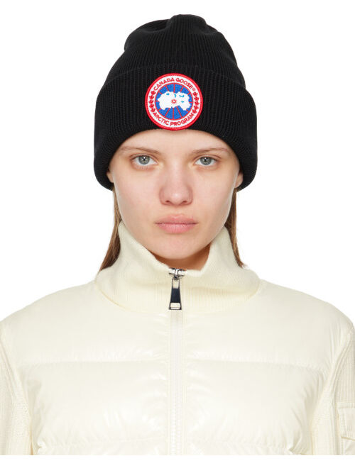 Canada Goose Black Arctic Disc Beanie