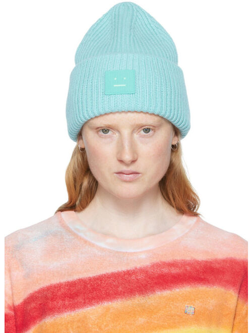 Acne Studios Blue Wool Beanie