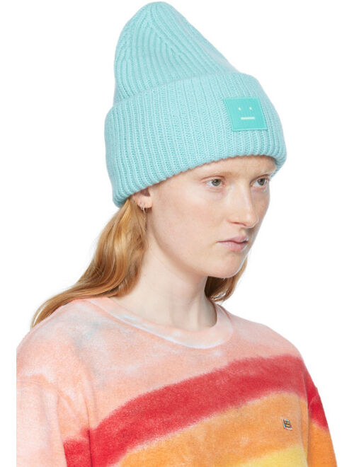 Acne Studios Blue Wool Beanie