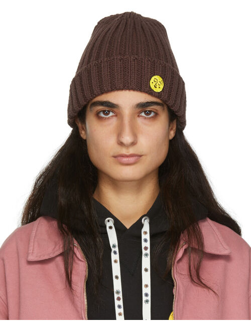 Sky High Farm Workwear Brown Cotton Chunk Beanie