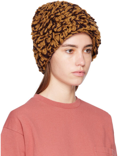 Bode Brown Loopy Beanie