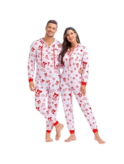 Parlsdy Christmas Onesies Adult Onesie Costume Pajamas For Women Pajama Sets Christmas Pajamas For Family Christmas Pjs Matching Sets