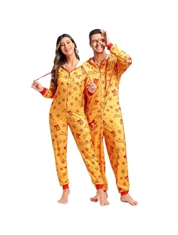 Parlsdy Christmas Onesies Adult Onesie Costume Pajamas For Women Pajama Sets Christmas Pajamas For Family Christmas Pjs Matching Sets