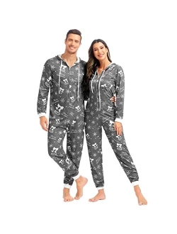 Parlsdy Christmas Onesies Adult Onesie Costume Pajamas For Women Pajama Sets Christmas Pajamas For Family Christmas Pjs Matching Sets