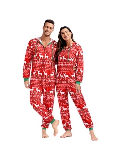 Parlsdy Christmas Onesies Adult Onesie Costume Pajamas For Women Pajama Sets Christmas Pajamas For Family Christmas Pjs Matching Sets