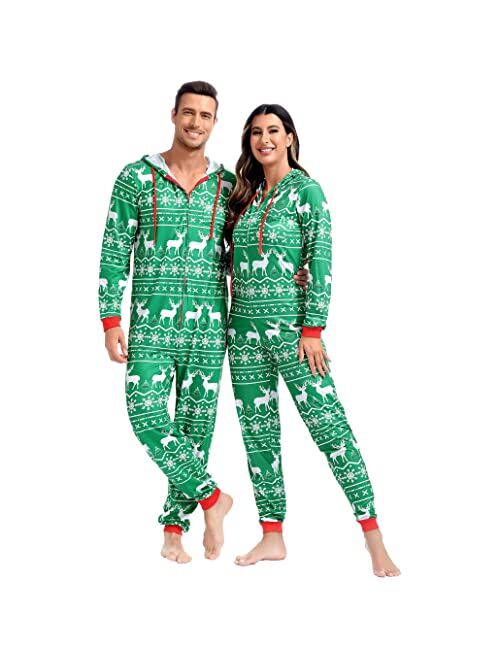 Parlsdy Christmas Onesies Adult Onesie Costume Pajamas For Women Pajama Sets Christmas Pajamas For Family Christmas Pjs Matching Sets