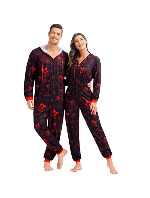 Parlsdy Christmas Onesies Adult Onesie Costume Pajamas For Women Pajama Sets Christmas Pajamas For Family Christmas Pjs Matching Sets