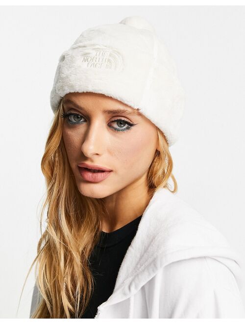 The North Face Osito faux fur beanie in cream