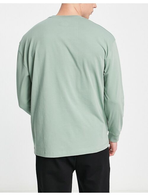 HIIT oversized long sleeve t-shirt in sage