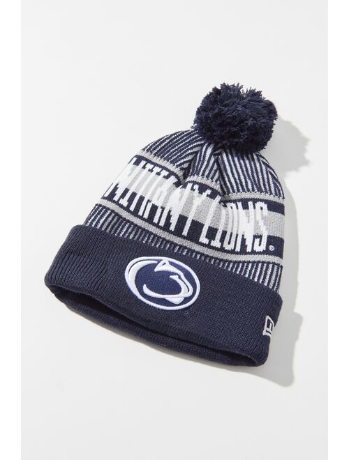 New Era College Pompom Beanie