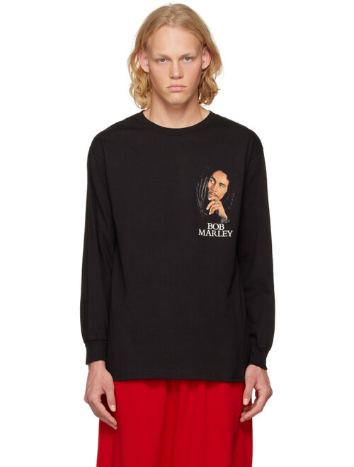 WACKO MARIA Black Printed Long-Sleeve T-Shirt