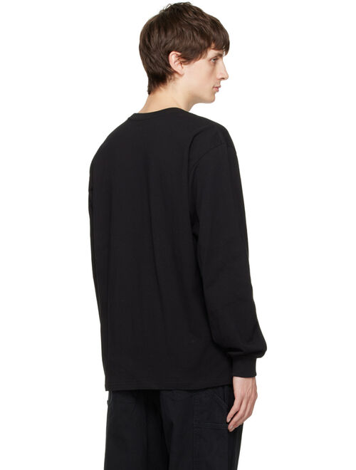 thisisneverthat Black Printed Long Sleeve T-Shirt