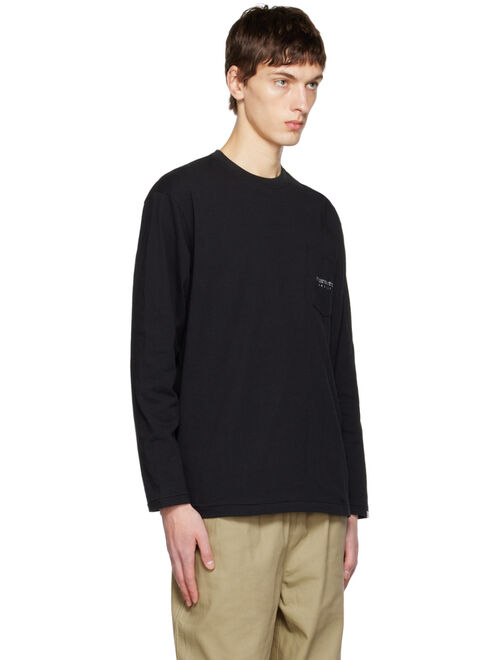 thisisneverthat Black Crewneck Long Sleeve T-Shirt