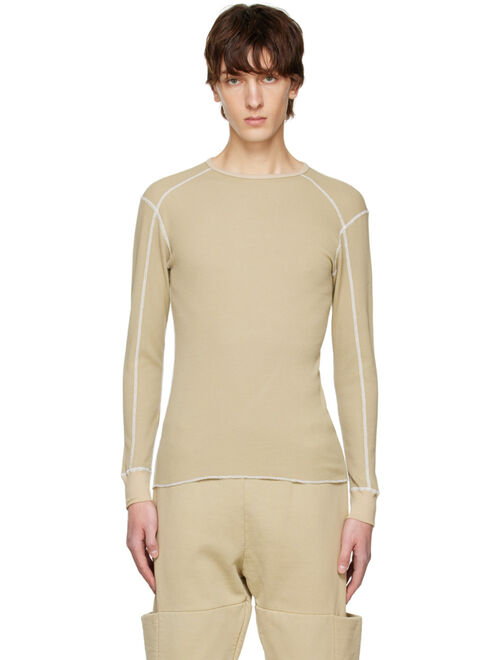 CARSON WACH Beige K3 Thermal Long Sleeve T-Shirt