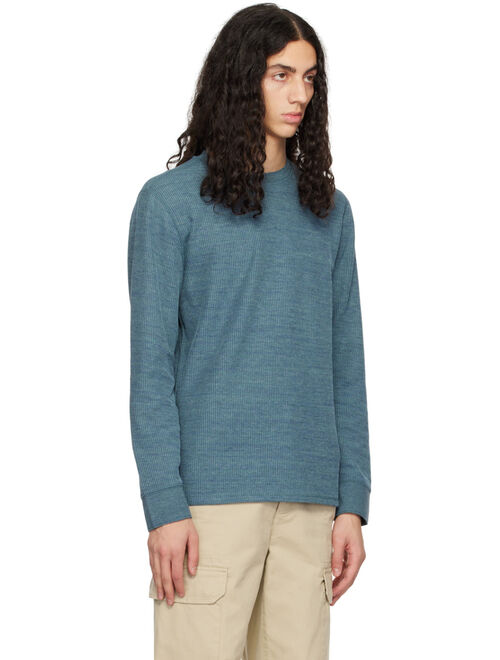 Vince Blue Thermal T-Shirt