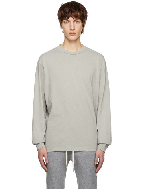 John Elliott Gray University Long Sleeve T-Shirt