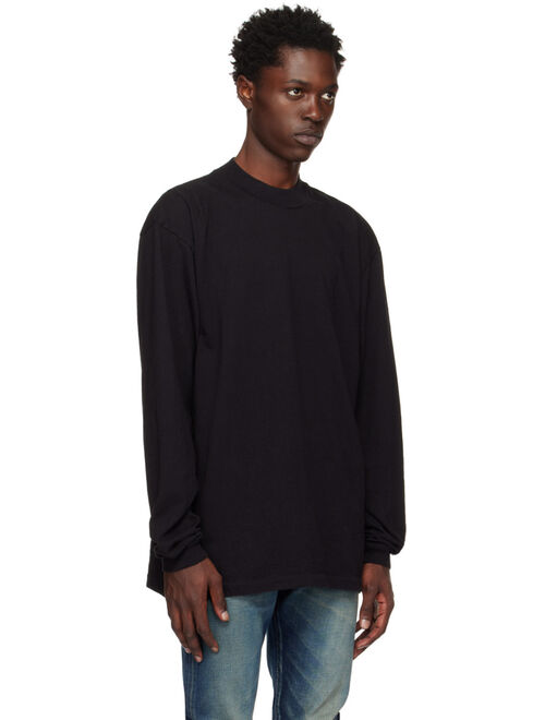 John Elliott Black University Long Sleeve T-Shirt