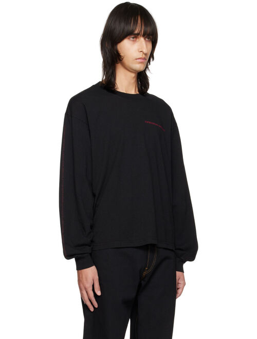 CARSON WACH Black Printed Long Sleeve T-Shirt