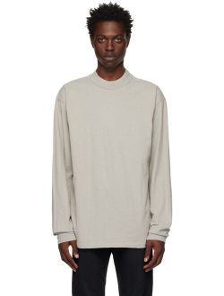 John Elliott Gray 900 Mock Long Sleeve T-Shirt