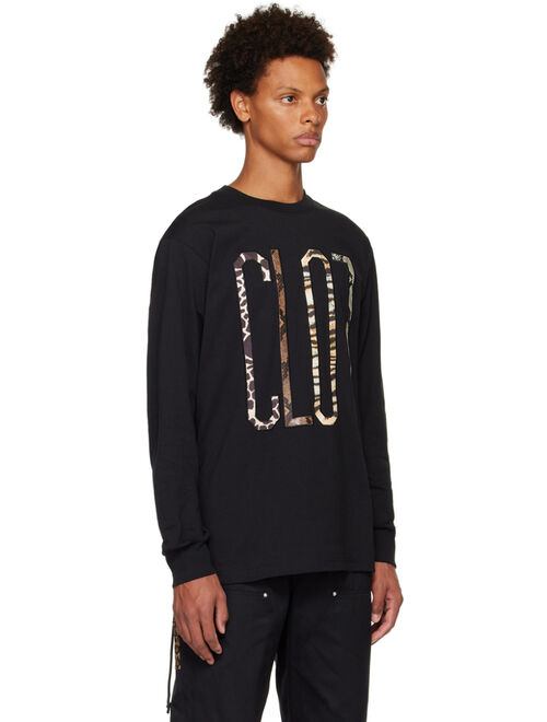 Clot Black Patch Long Sleeve T-Shirt