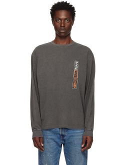 Kuro Gray 'Black Rock Desert' Long Sleeve T-Shirt