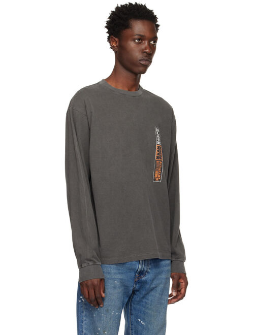 Kuro Gray 'Black Rock Desert' Long Sleeve T-Shirt