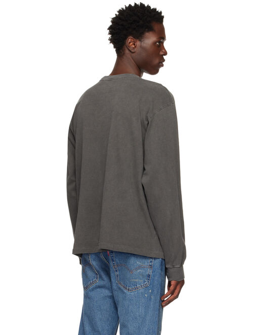 Kuro Gray 'Black Rock Desert' Long Sleeve T-Shirt