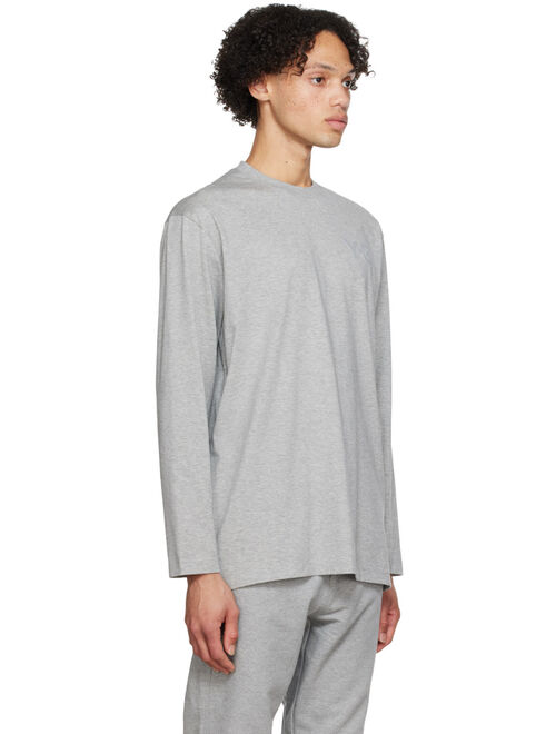 Y-3 Gray Classic Long Sleeve T-Shirt